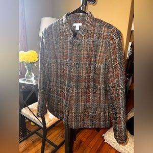 Autumn Plaid Blazer Jacket